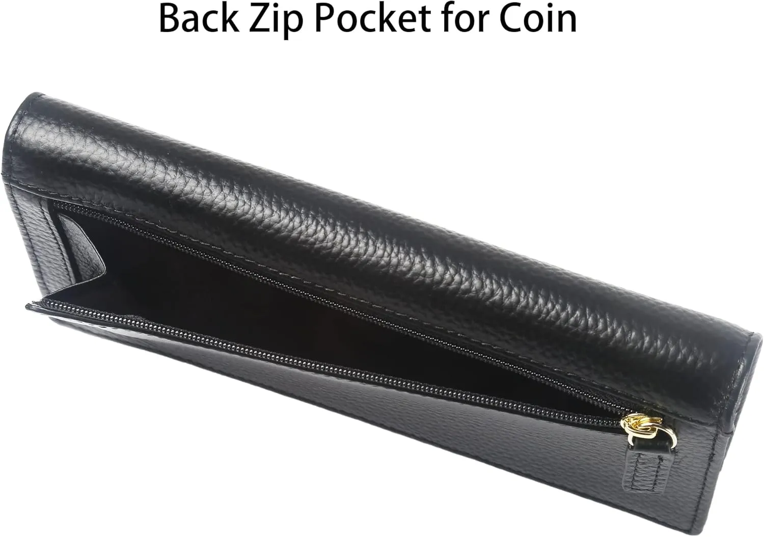 Lavemi Ultra Slim Thin Leather Women Wallet RFID Blocking Credit Card Holder Bifold Long Ladies Billfold