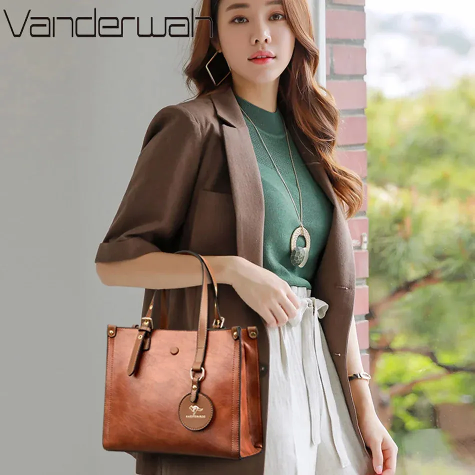 Leather Casual Office Handbags