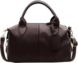 Leather Tote Bag Women City Bowling Bags Trendy Crossbody Handbags Cute Top Handle Purse Y2k Streetwear