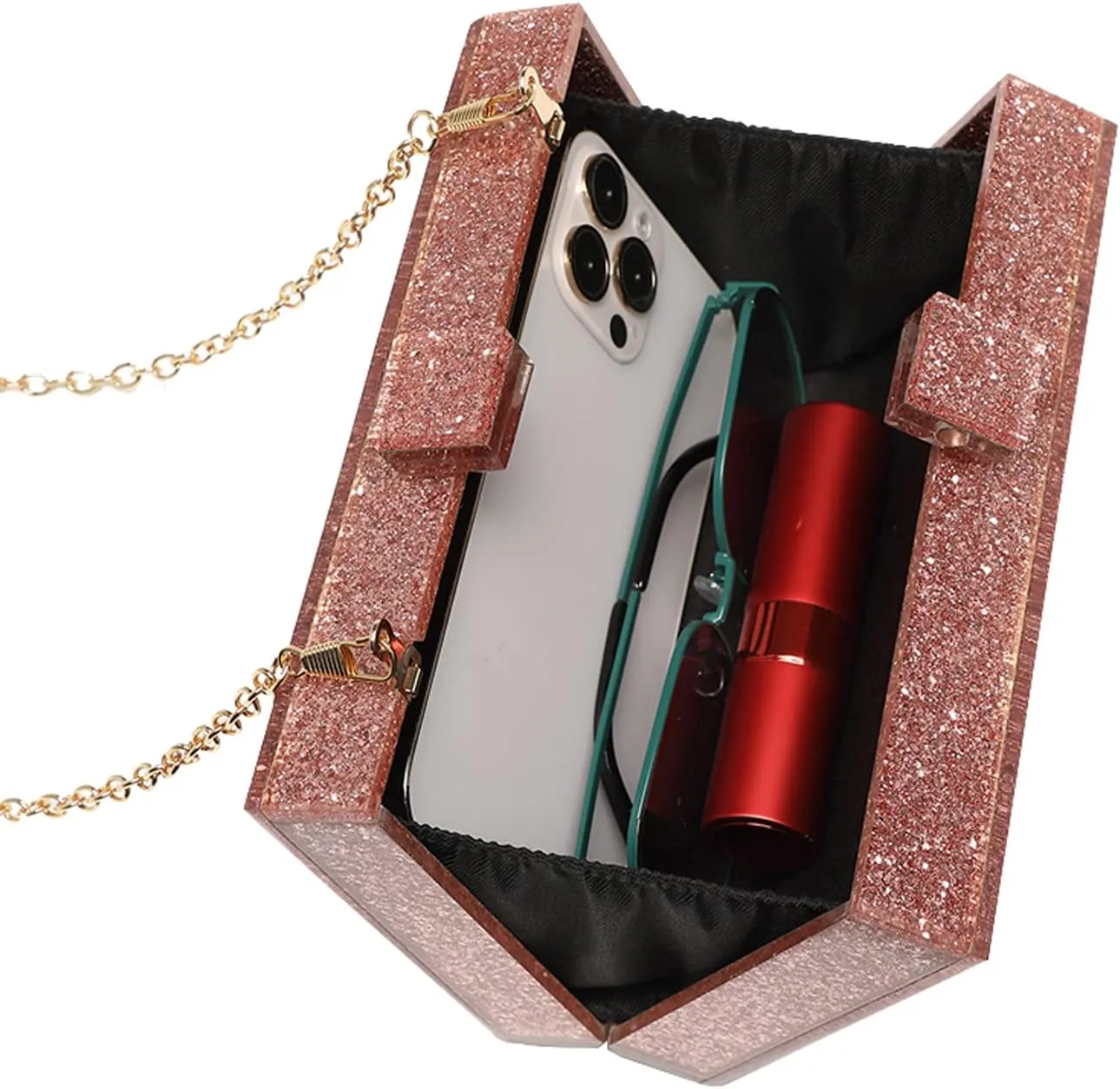 LETODE Acrylic Clutch Bags Purse Perspex Bag Handbags for Women