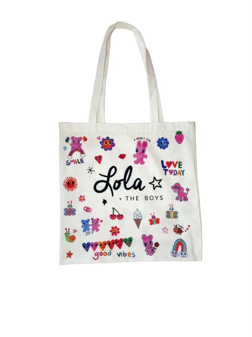 Lola Doodle Tote Shopping bag