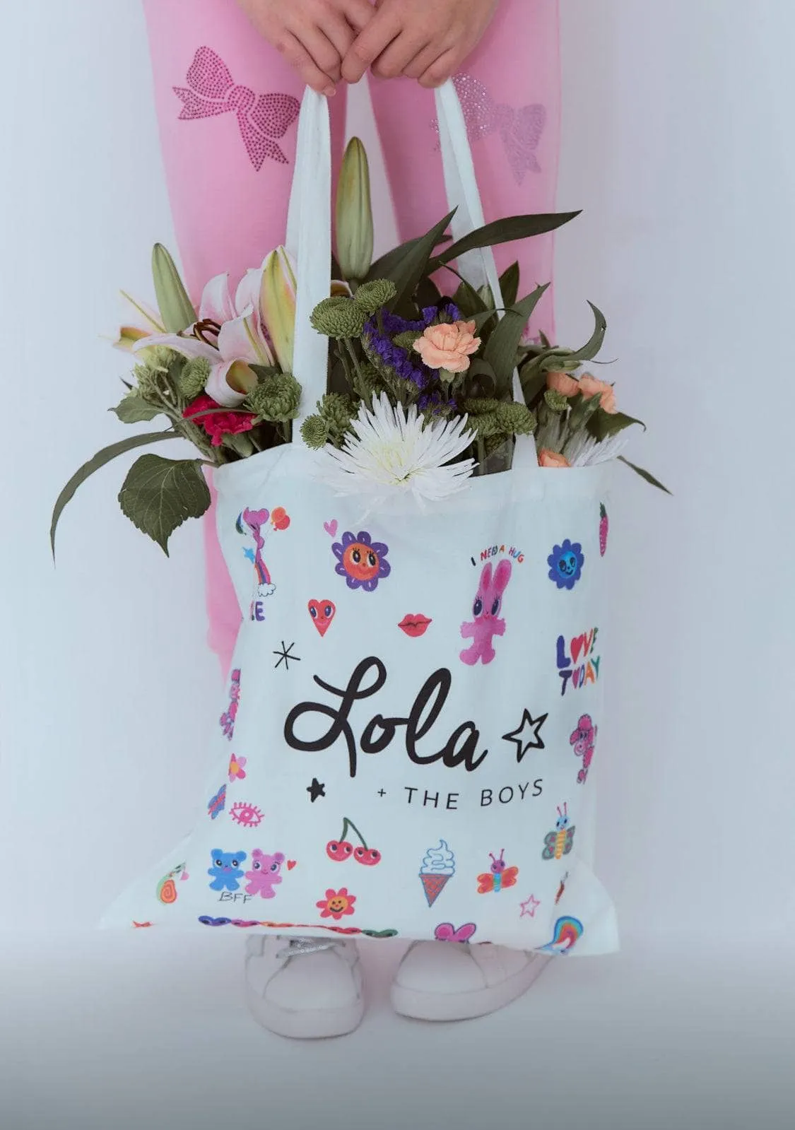 Lola Doodle Tote Shopping bag