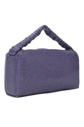 Mesh Evening Clutch-Purple