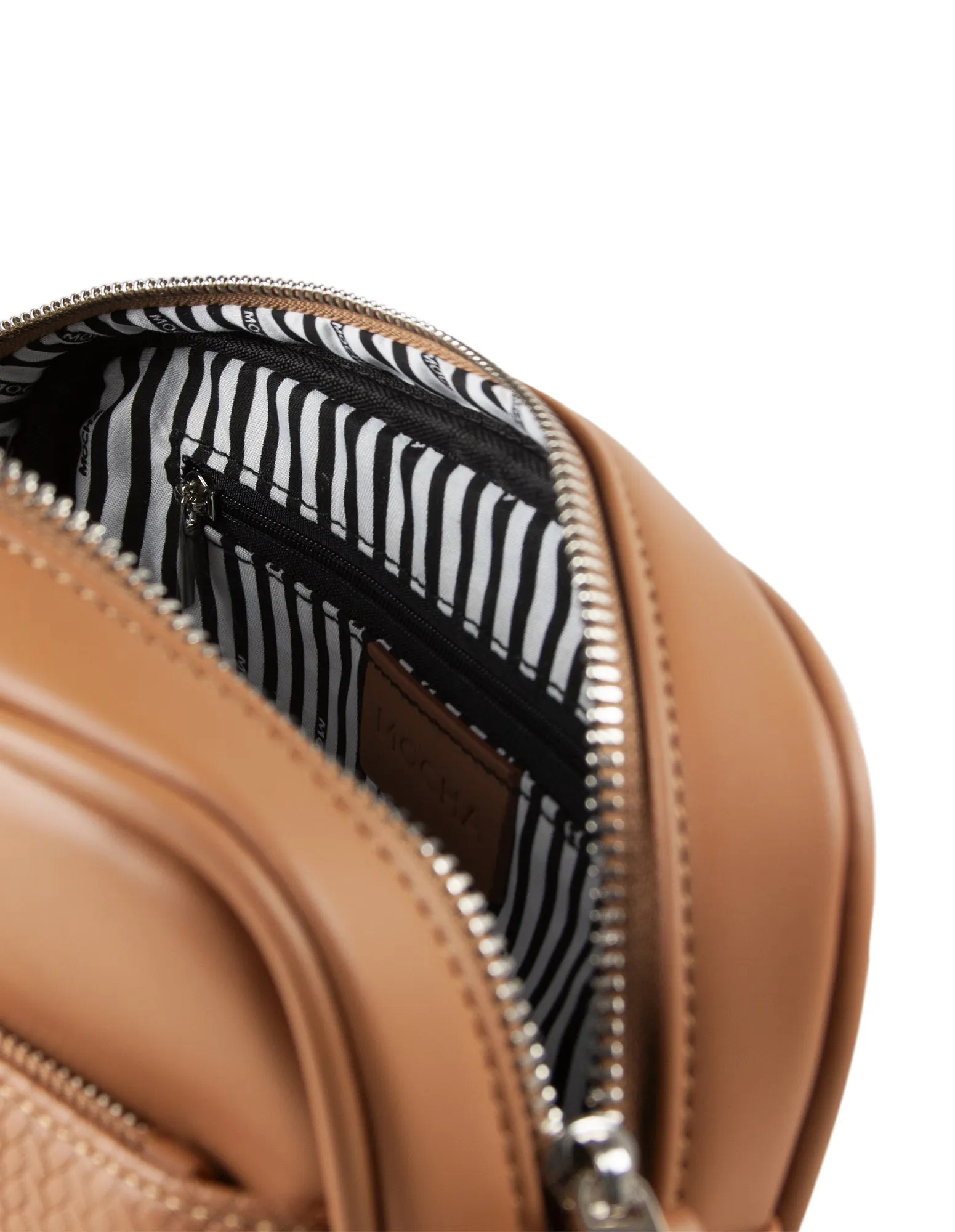 Mocha Tessa Crossbody Bag- Tan