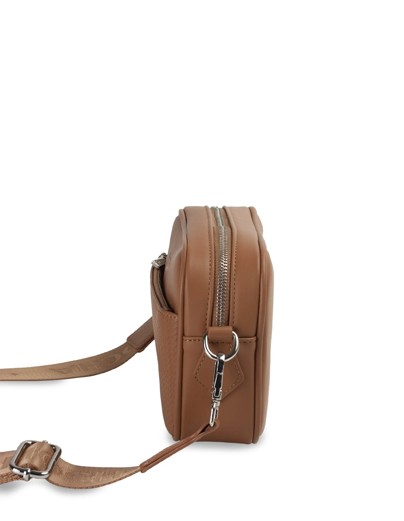 Mocha Tessa Crossbody Bag- Tan