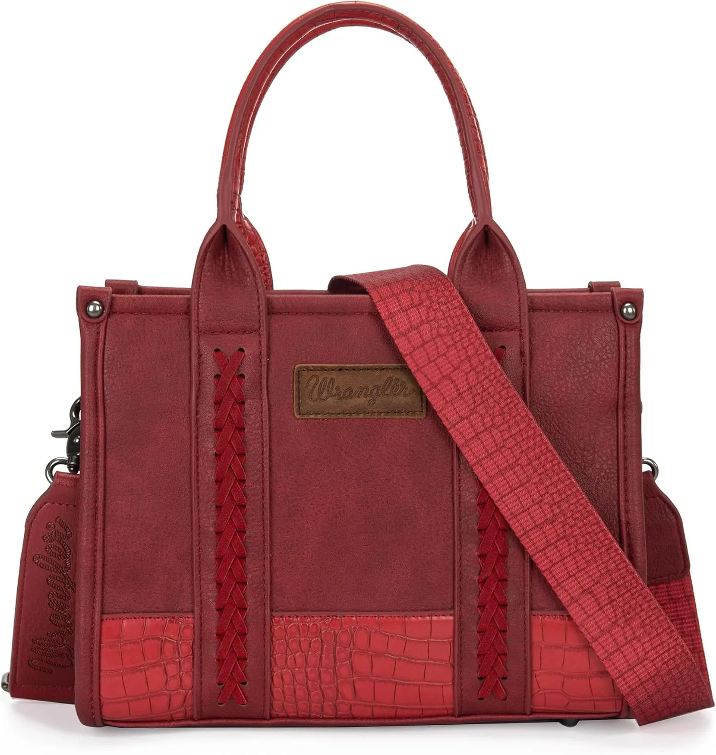 Montana West  Wrangler Tote Bag for Women Western Cow Print Purse Designer Top Handle Handbags