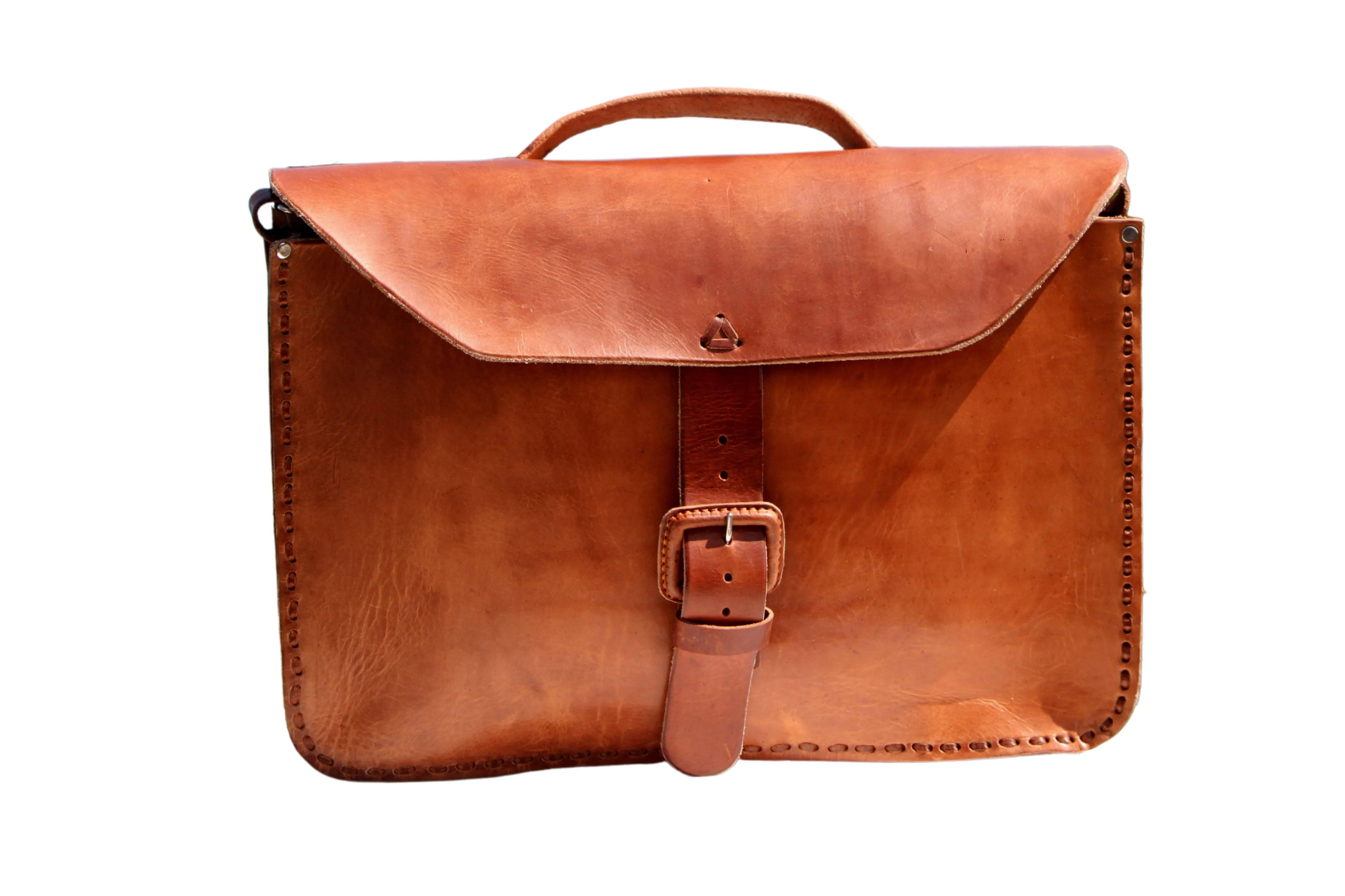 Mr. Keith Leather Messenger Laptop Bag