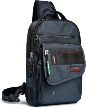 NICGID Sling Bags, Chest Shoulder Backpacks Crossbody Purse Outdoor Chest Bag Travel Backpack for Men Women