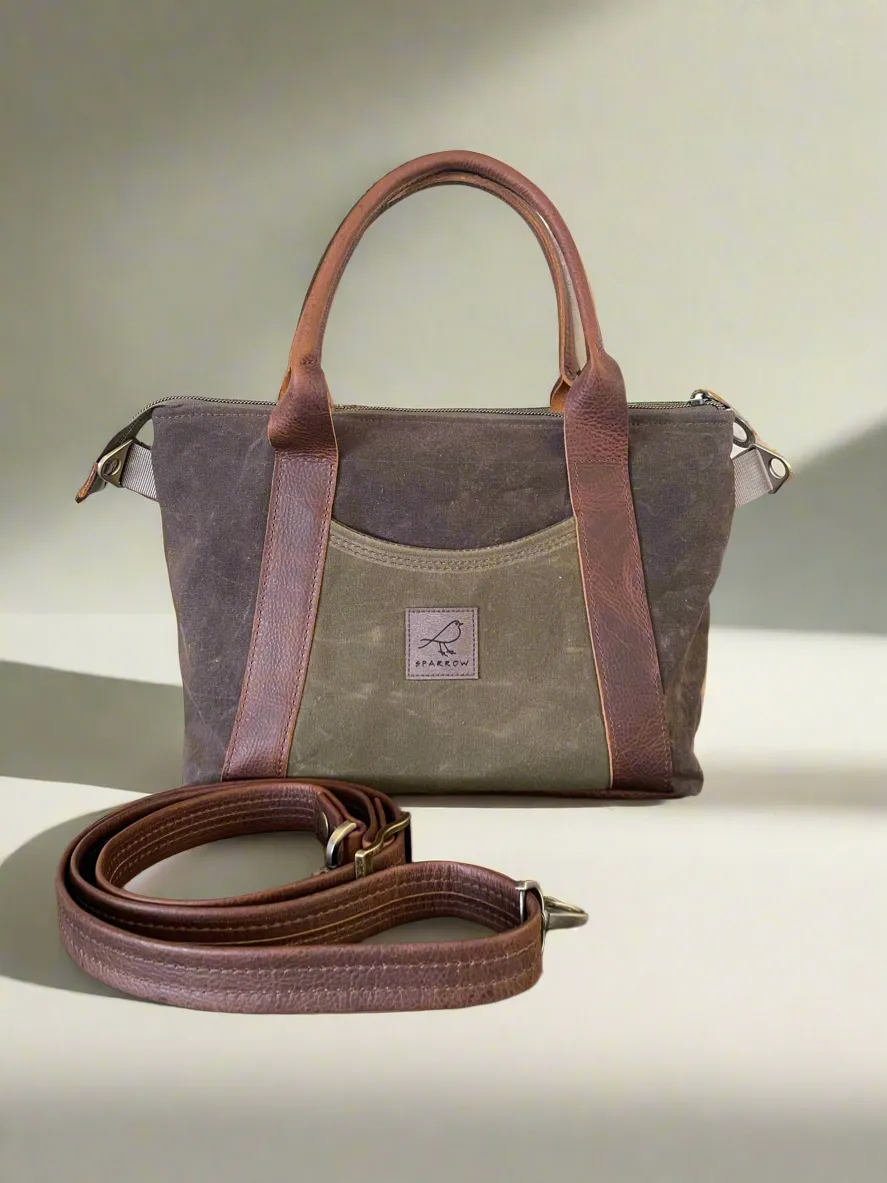 Oxbow Mini Tote/Crossbody, 3/4 scale