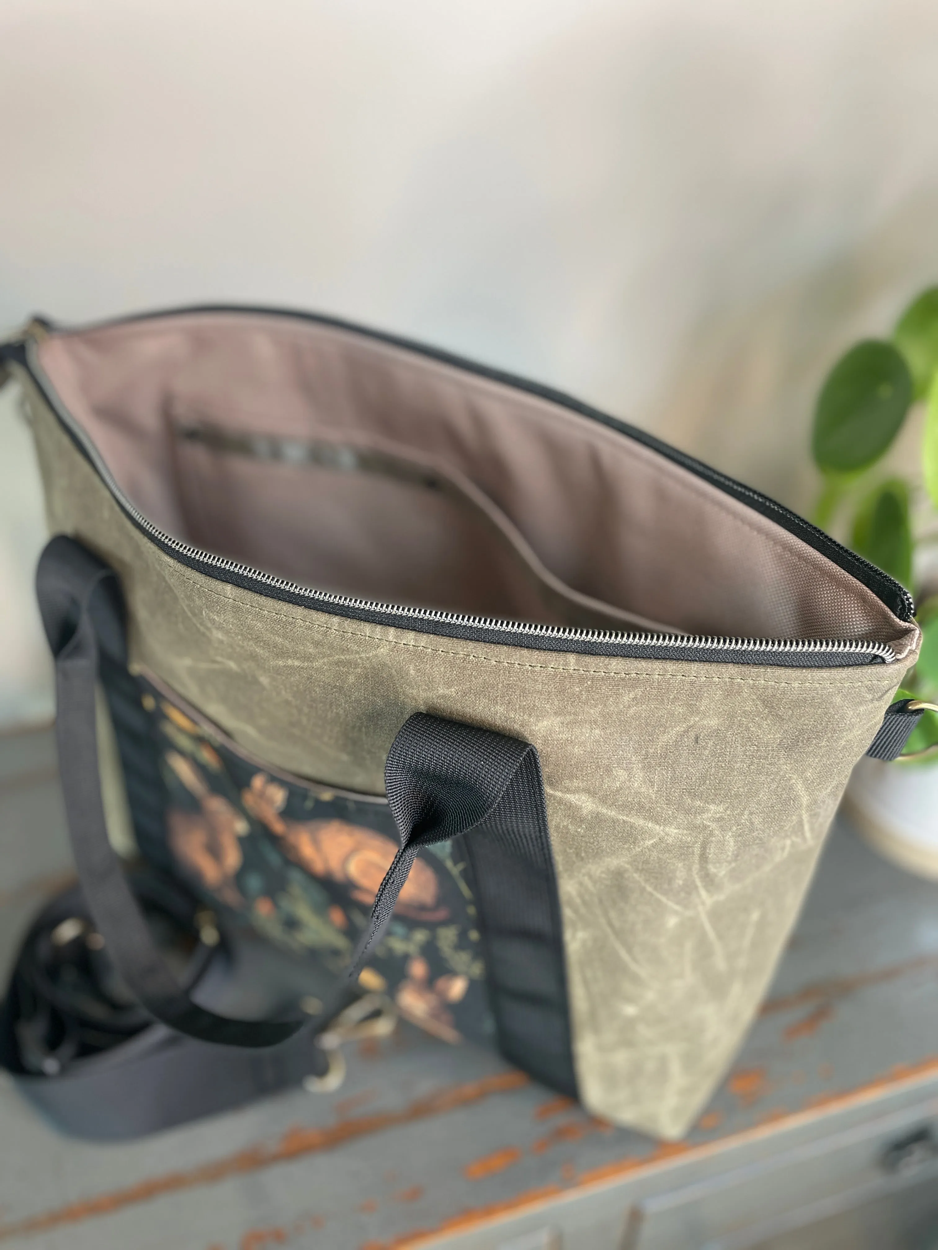 Oxbow Mini Tote/Crossbody, 3/4 scale