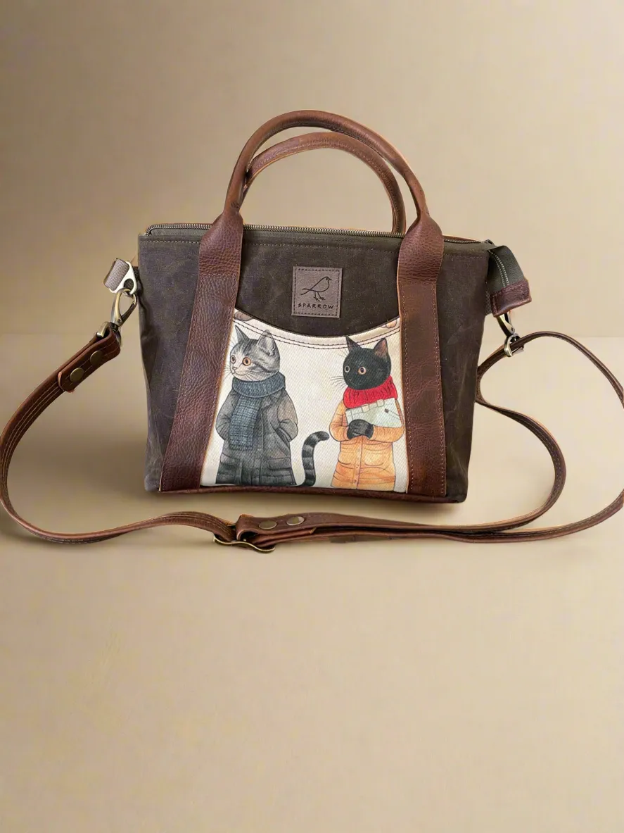 Oxbow Mini Tote/Crossbody, 3/4 scale