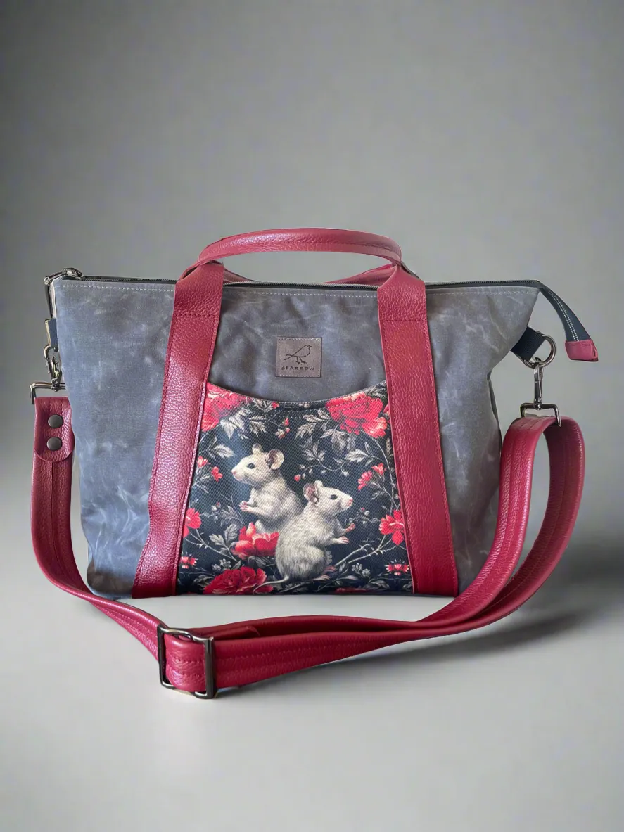 Oxbow Mini Tote/Crossbody, 3/4 scale