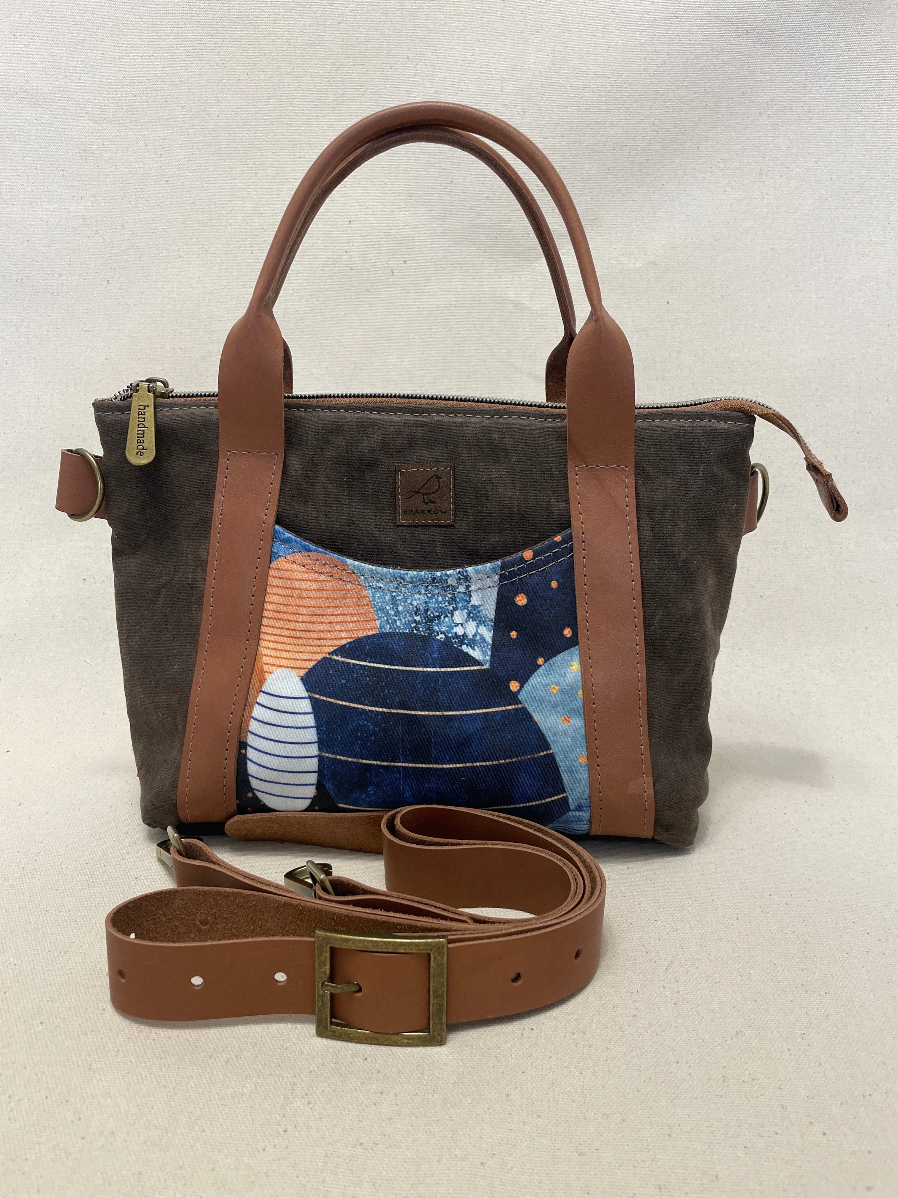 Oxbow Mini Tote/Crossbody, 3/4 scale