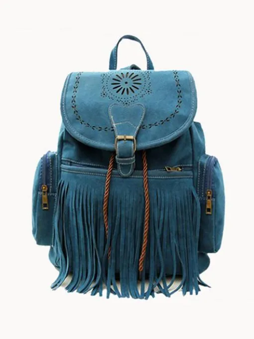 Peru Tassel Backpack