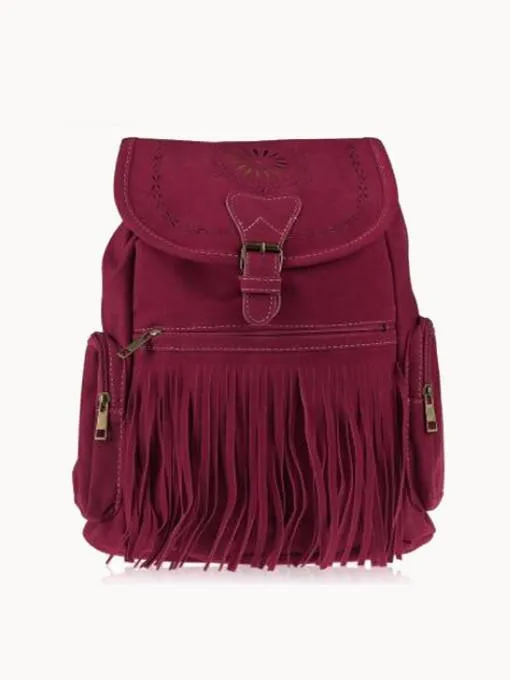 Peru Tassel Backpack