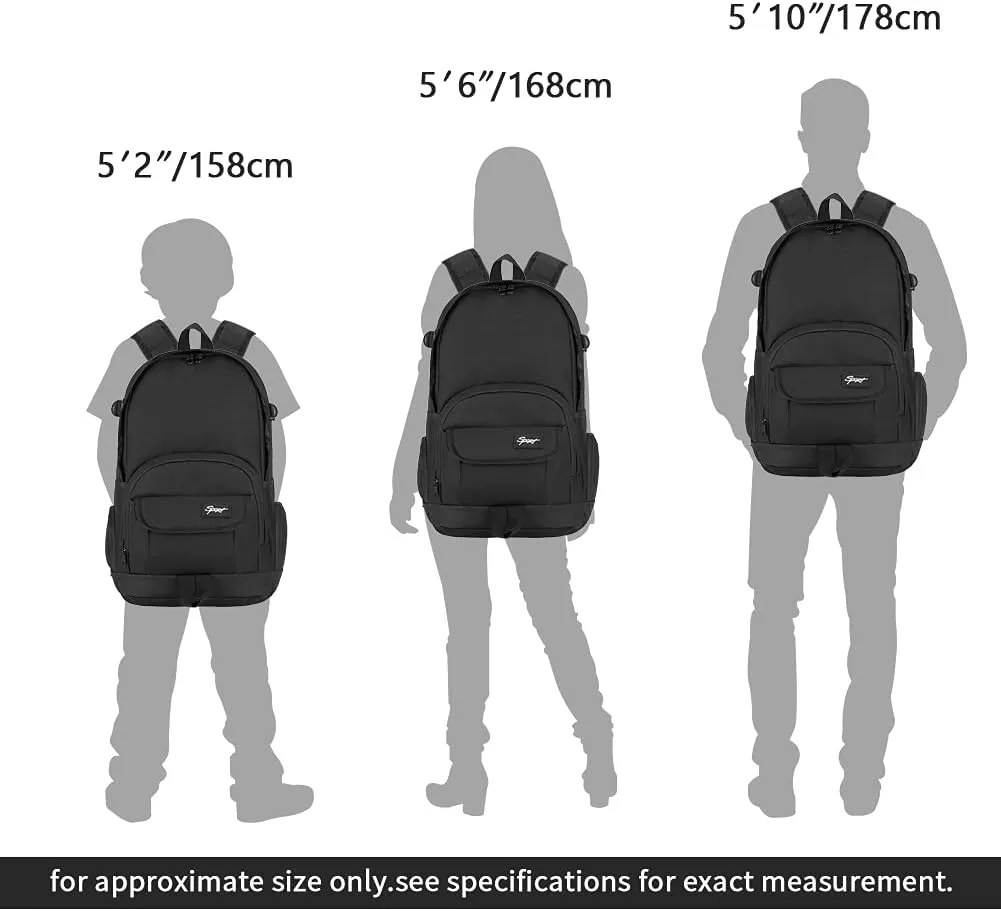 rickyh style School Backpack Travel Bag for Men & Women Lightweight College Back Pack with Laptop Compartmen