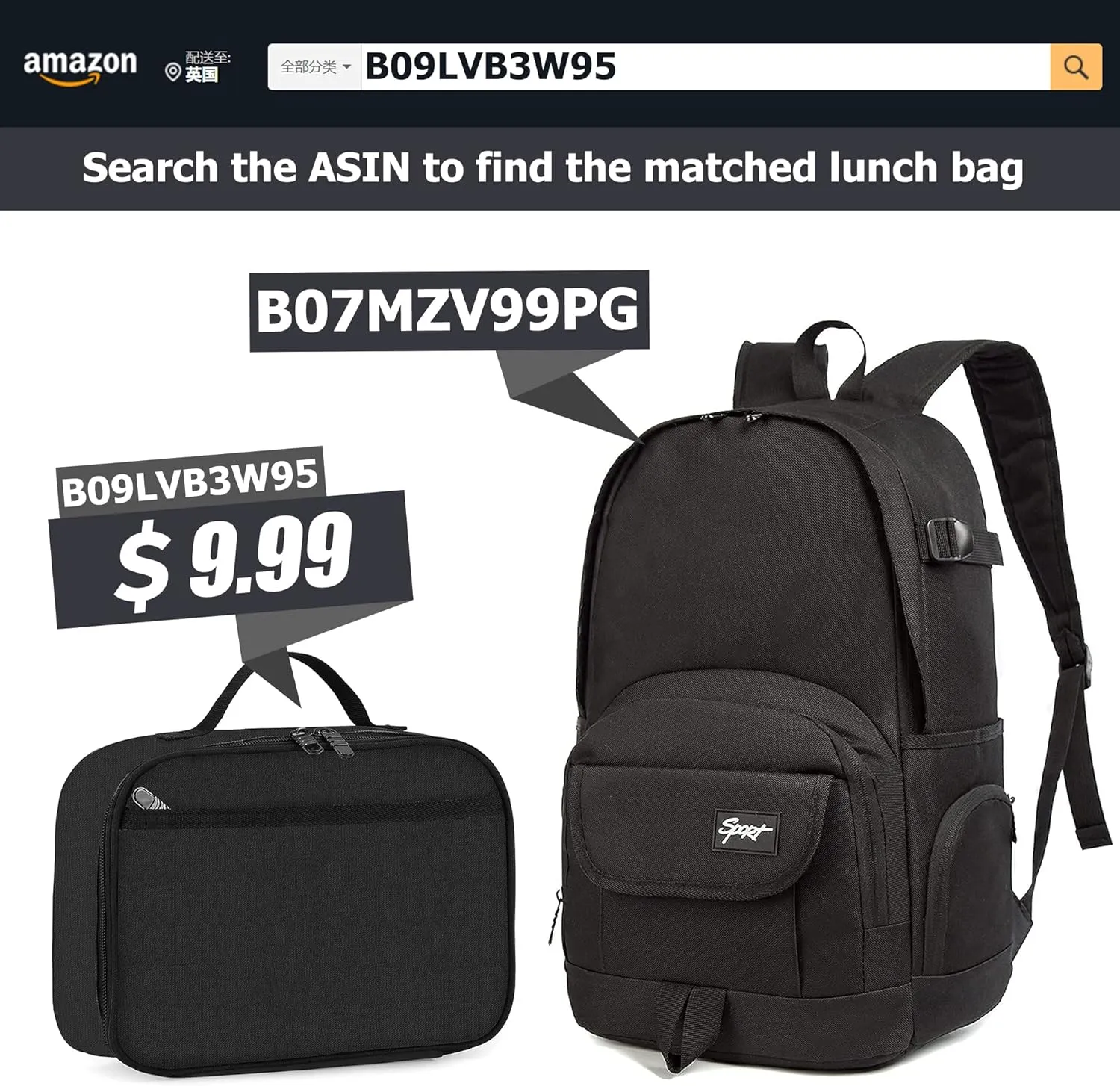 rickyh style School Backpack Travel Bag for Men & Women Lightweight College Back Pack with Laptop Compartmen