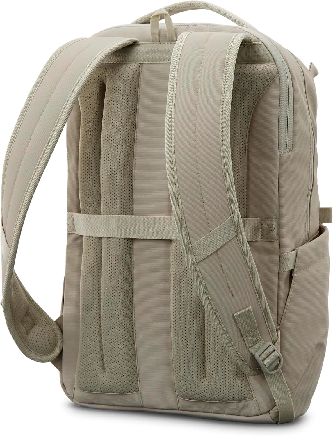 Samsonite Better Than Basic Backpack - Dedicated Laptop Compartment, Quick Stash Front Pockets and Lightweight Breathable Airmesh - Limestone Grey