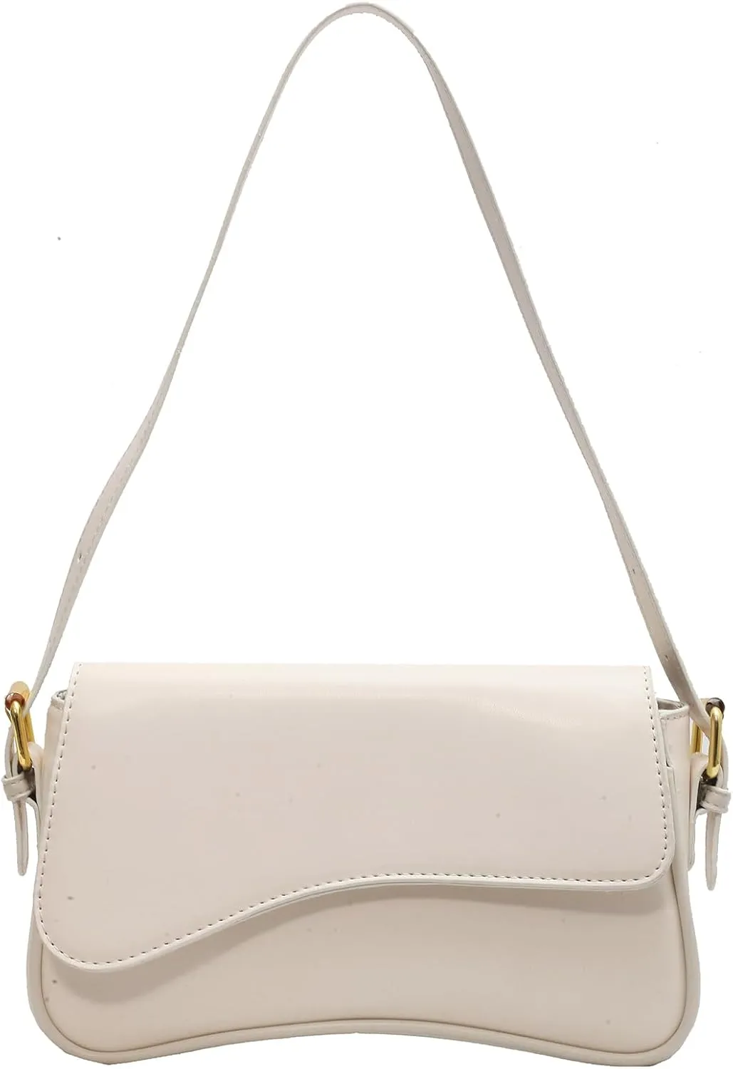 Shoulder Bag for women Y2K Crossbody Vegan Leather Purse Straps Retro Clutch Hobo Hadbags with 2 Removable