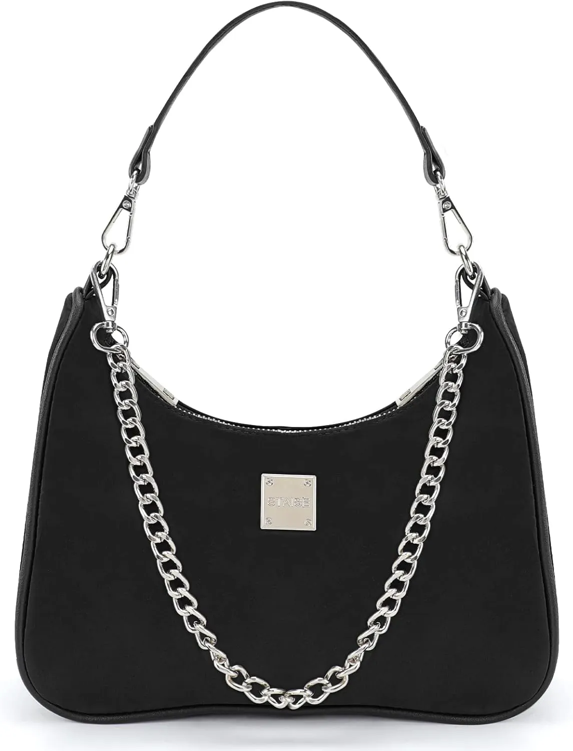 Shoulder Bags for Women, Trendy Crocodile Handbag Purses, Womens Leather Crossbody Bag with Adjustable Straps/Chain