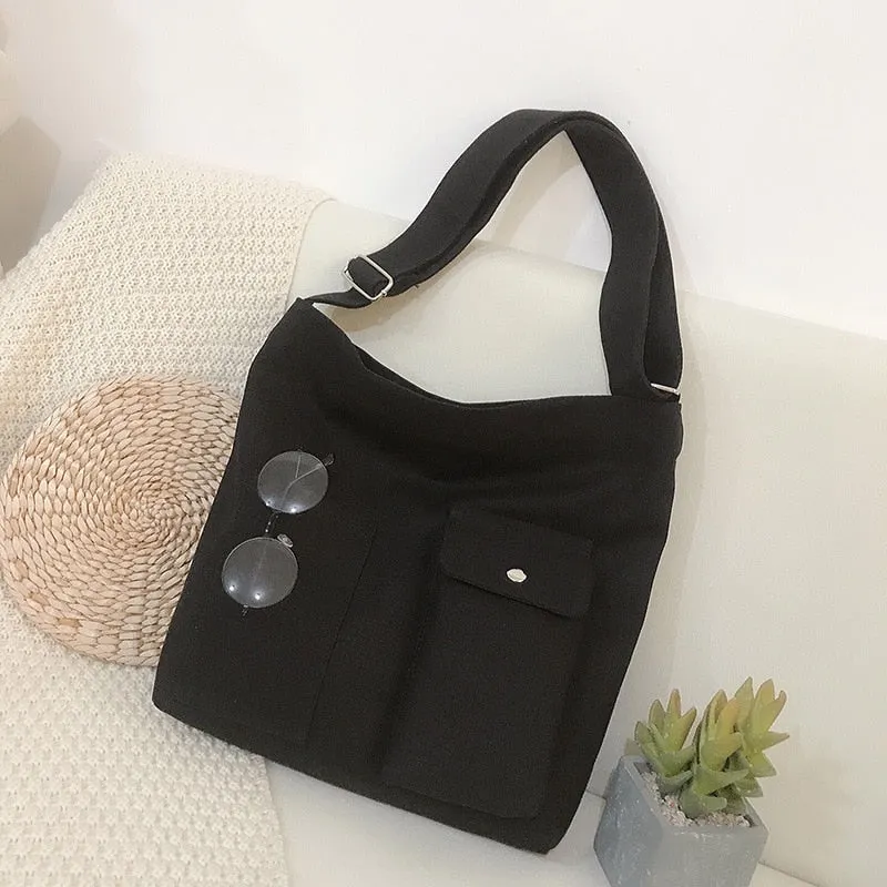 Simple and Basic Crossbody Tote Bags