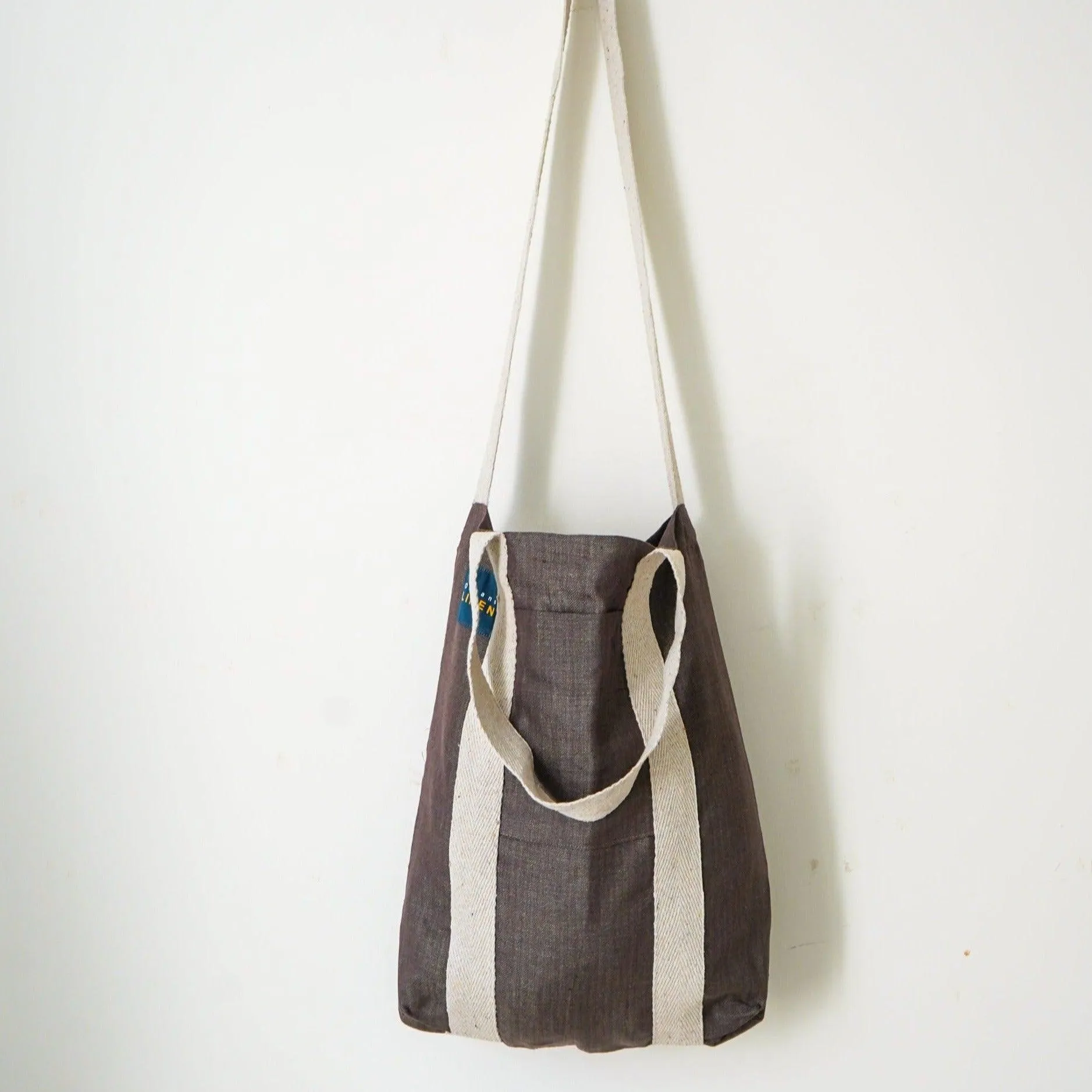 SLEE Linen Messenger-Tote Bag