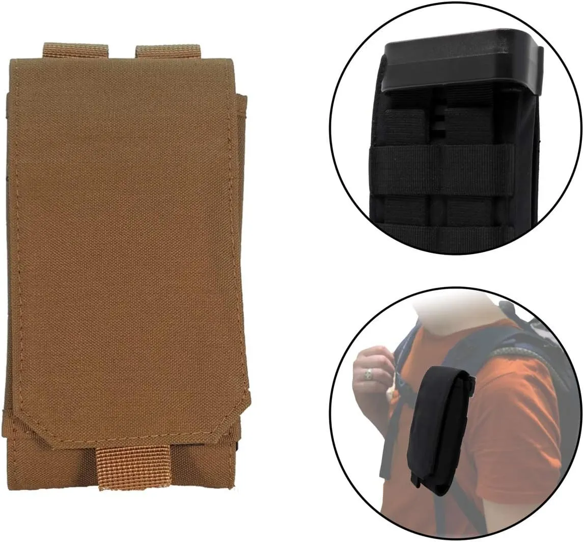Smartphone Strap Pack - Backpack Shoulder Strap Pocket - Backpack Attachment for Hikers, Travelers, Students, and Commuters