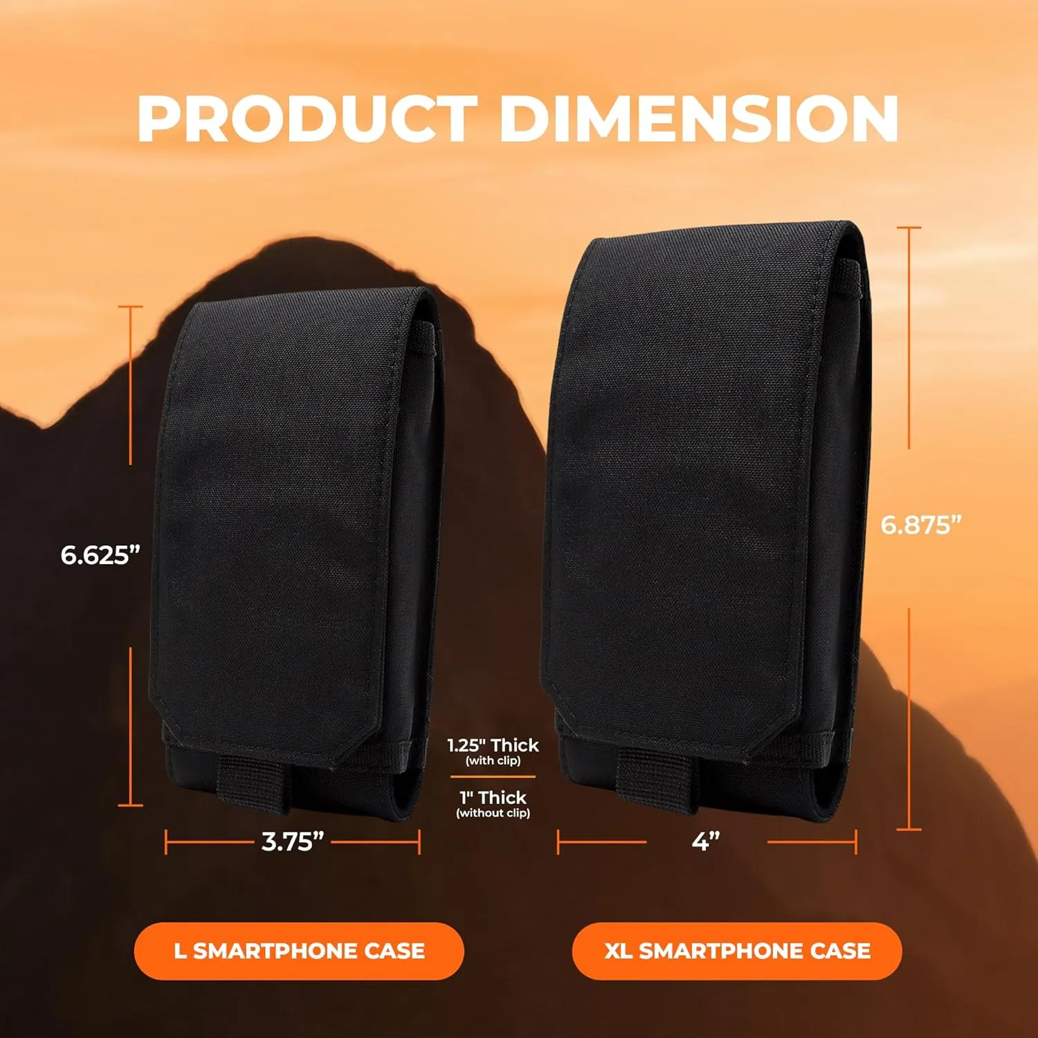 Smartphone Strap Pack - Backpack Shoulder Strap Pocket - Backpack Attachment for Hikers, Travelers, Students, and Commuters
