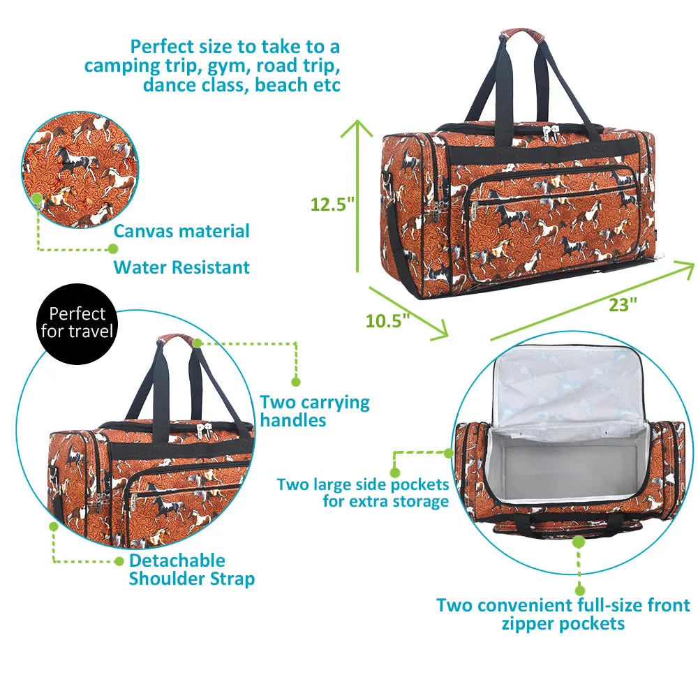 Spanish Saddle NGIL Canvas 23" Duffle Bag