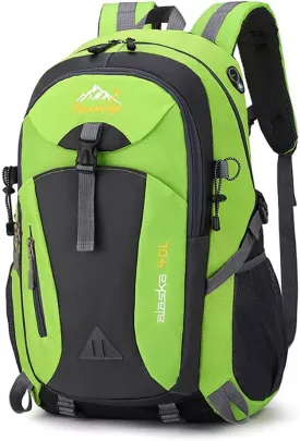 Student Laptop Backpack, Durable Laptops Backpack with USB Port, Headphone Port, College Computer Bag Gift for Men&Women (upgraded version, green)