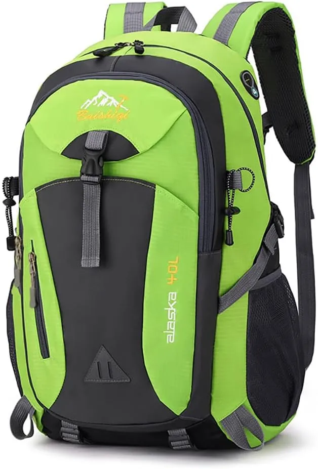 Student Laptop Backpack, Durable Laptops Backpack with USB Port, Headphone Port, College Computer Bag Gift for Men&Women (upgraded version, green)