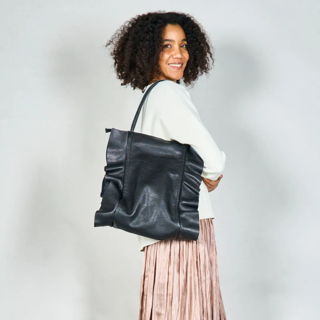 Stylish slouchy tote bag with double handles wholesale