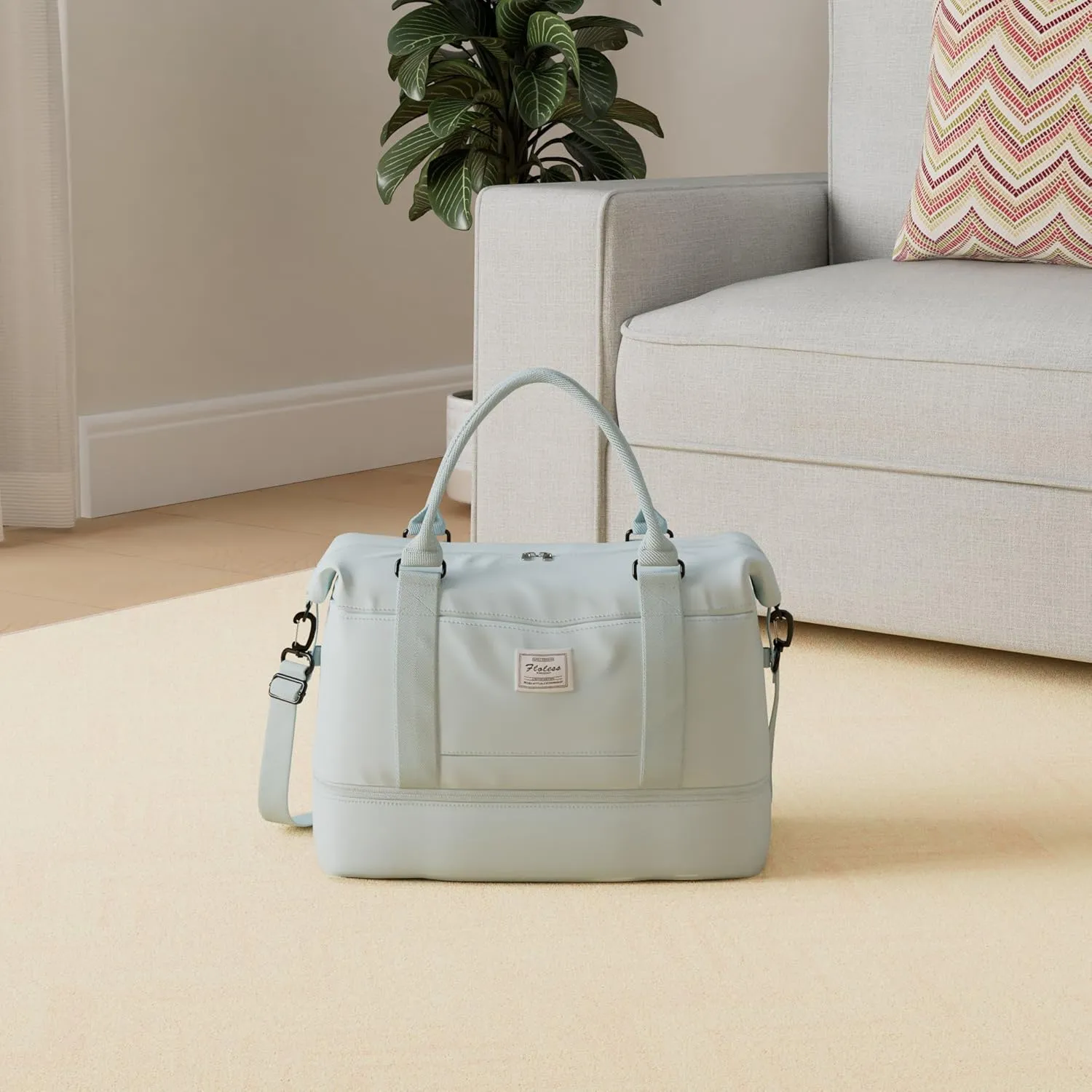 SYCNB Weekender Bags for Women,Personal Item Travel Bag with Shoes Compartment,Overnight Travel Duffel Bag,Gym Bag