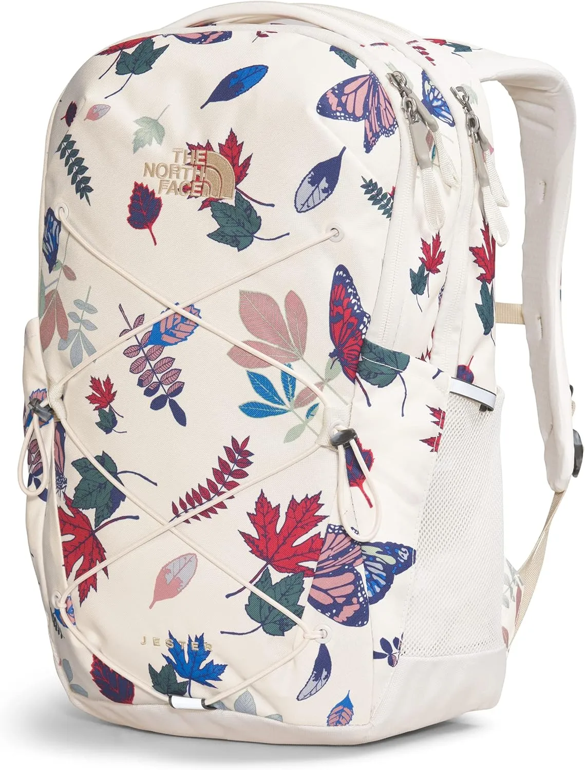 THE NORTH FACE Women's Jester Everyday Laptop Backpack, Gardenia White Fall Wanderer Print/Gardenia White/Gravel, One Size