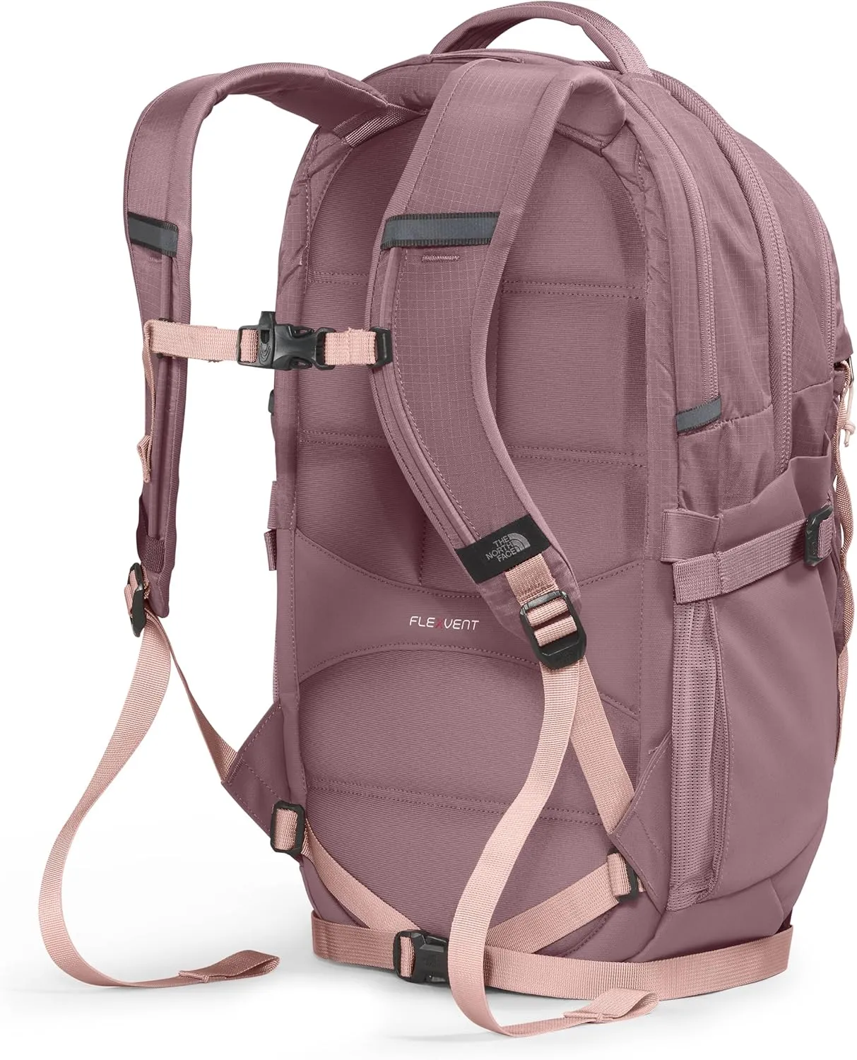 THE NORTH FACE Women's Recon Everyday Laptop Backpack, Fawn Grey/Pink Moss, One Size