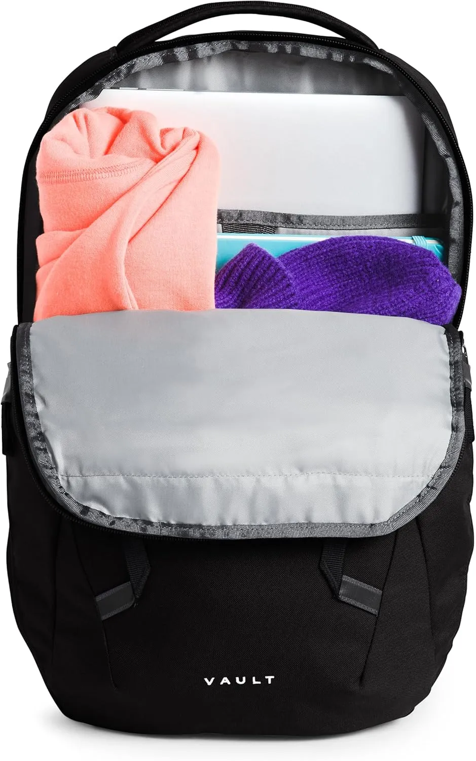 THE NORTH FACE Women's Vault Everyday Laptop Backpack - PFAS Free, TNF Black-NPF, One Size