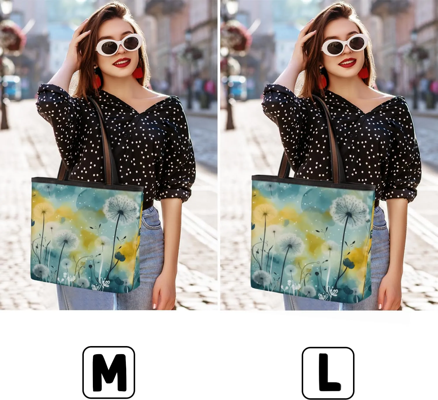 Tote Bag for Women with Zipper Large Capacity Top Handle Casual Shoulder Bag Handbag Reusable Shopping