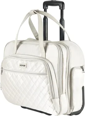 VEVOR Rolling laptop bag,Wheeled Briefcase, Roller Computer Tote Bag, Laptop Case for Work Travel Business Office, Women Men