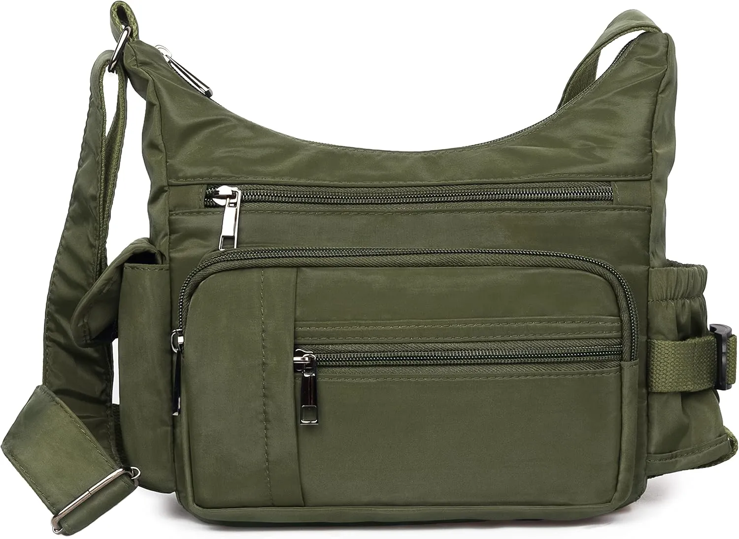 VOLGANIK ROCK RFID Anti Thief Crossbody Bag for Women Waterproof Shoulder Bag Messenger Bag Casual Nylon Purse Handbag