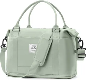 Weekender Bags for Women,Personal Item Travel Bag,Overnight Travel Duffel Bag with Expandable Shoes Compartment & Wet Pocket