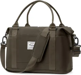 Weekender Bags for Women,Personal Item Travel Bag,Overnight Travel Duffel Bag with Expandable Shoes Compartment & Wet Pocket