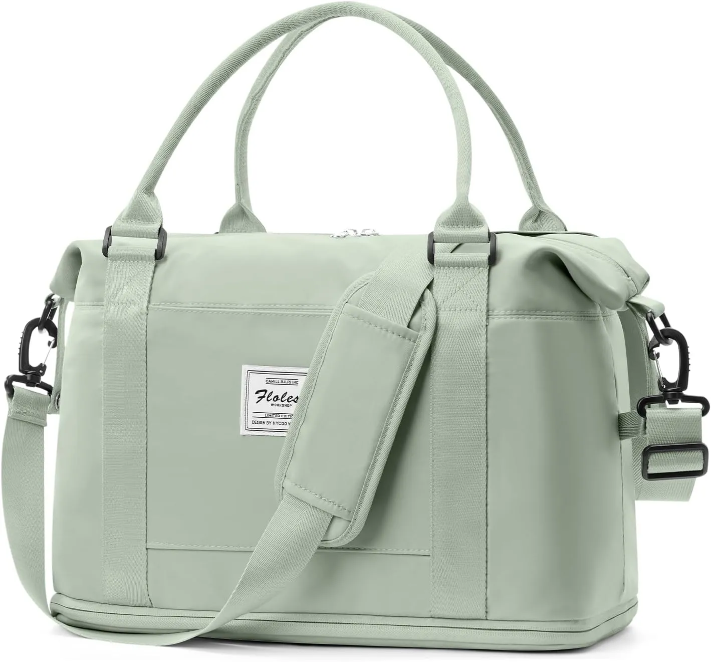 Weekender Bags for Women,Personal Item Travel Bag,Overnight Travel Duffel Bag with Expandable Shoes Compartment & Wet Pocket