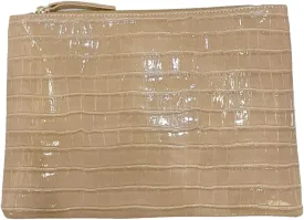 Women Envelope Clutch Purse Bag Fashion Crocodile Embossed PU leather Oversized Ladies Evening Party Clutches