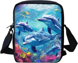 Women Men Small Crossbody Bag Messenger Purse for Traveling Shopping
