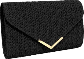 Women Straw Bag Evening Clutch Purse Handbags Wedding Party Clutches Purses