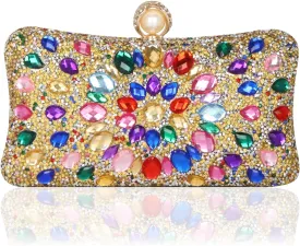 Women's Evening Bags Sparkly Rhinestone Clutch Purses Luxury Handbags