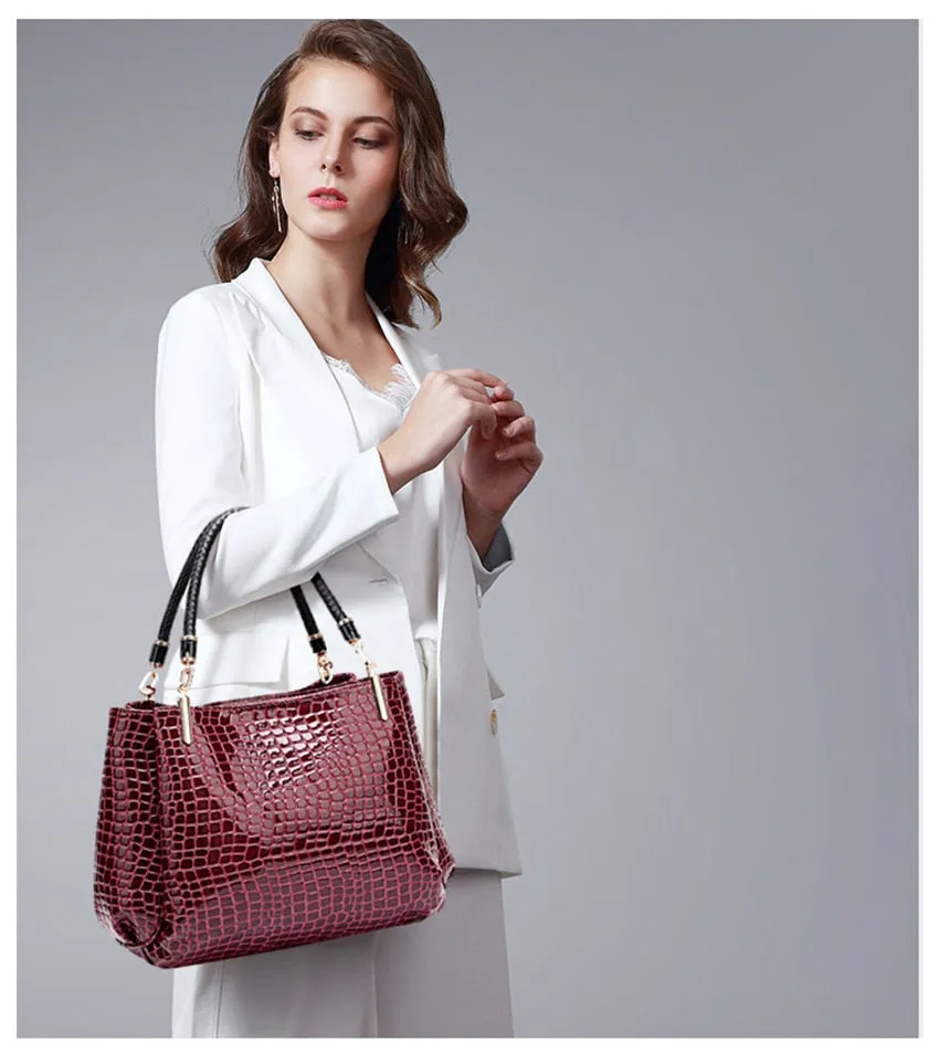 Womens Fashion Style Hand bags Designers Luxury Alligator Handbags Women Shoulder Bags