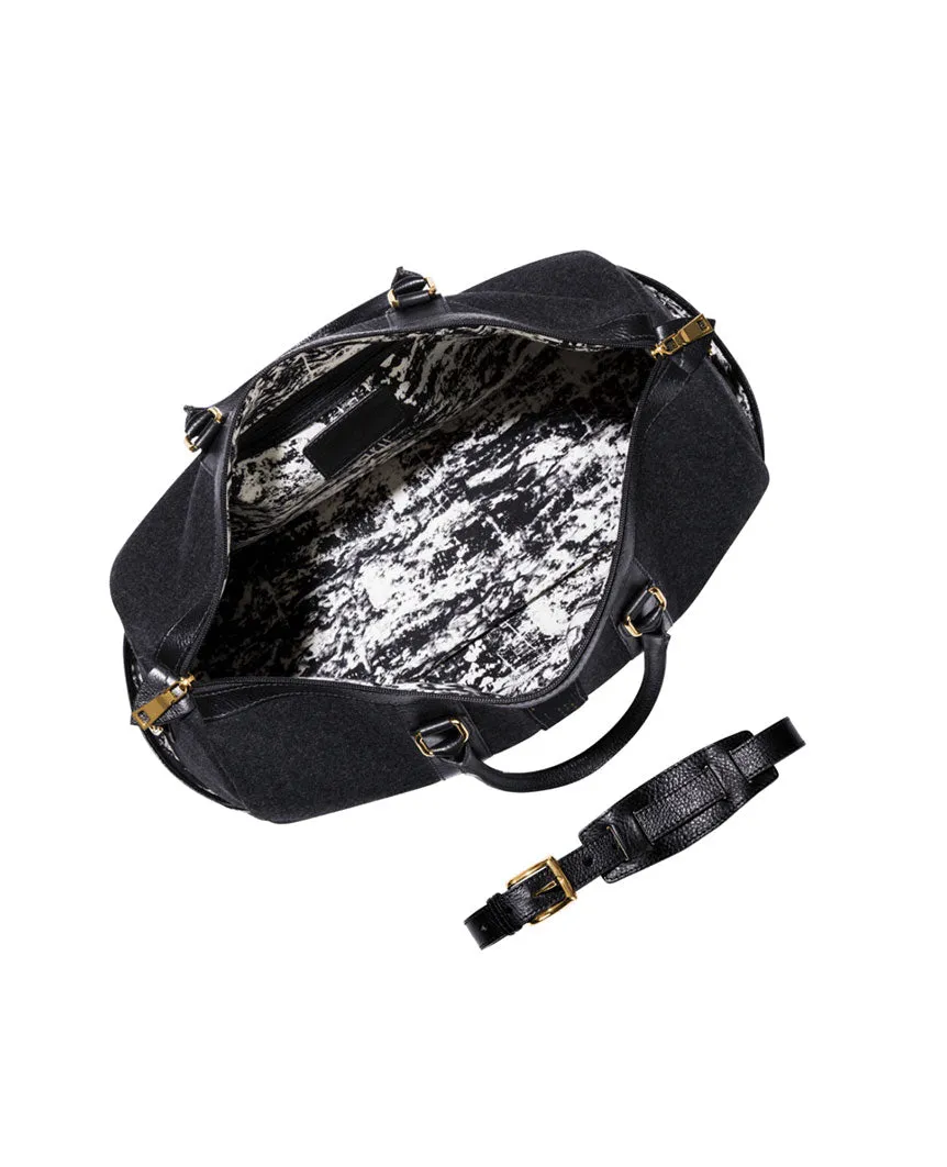 Wool Weekender Black