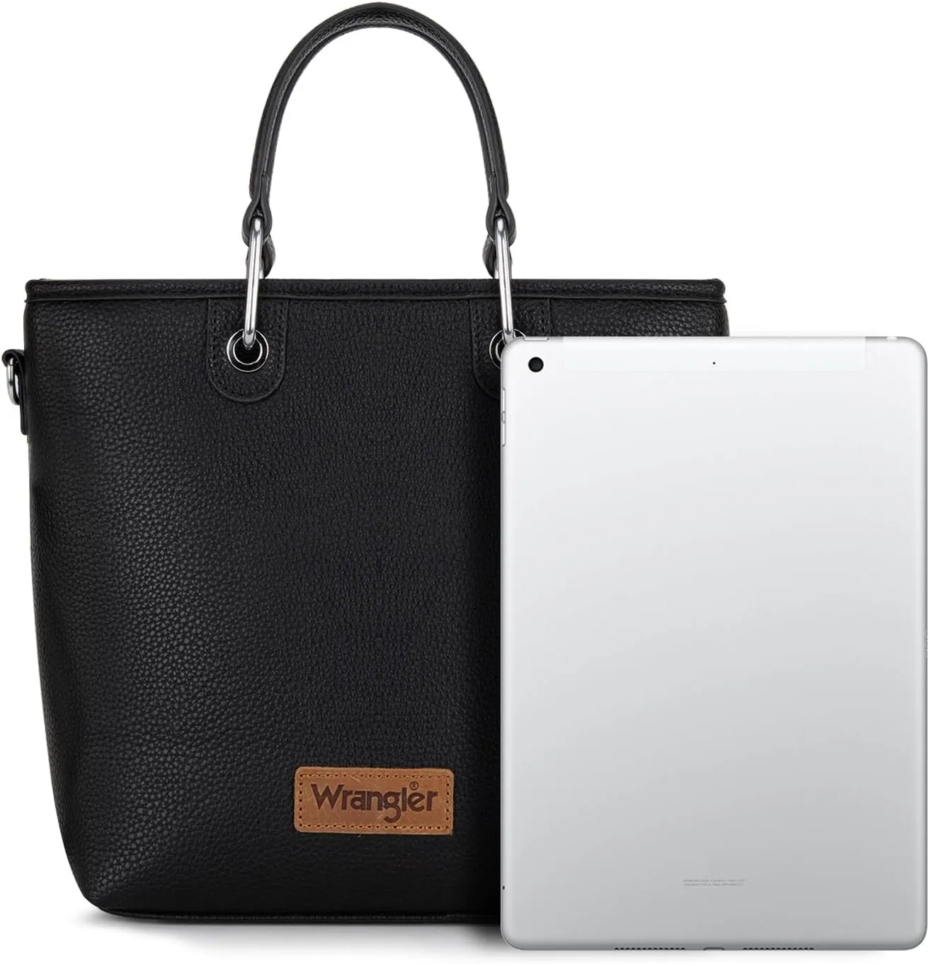 Wrangler Tote Bag for Women Casual Work Top-handle Handbag with Card Holder